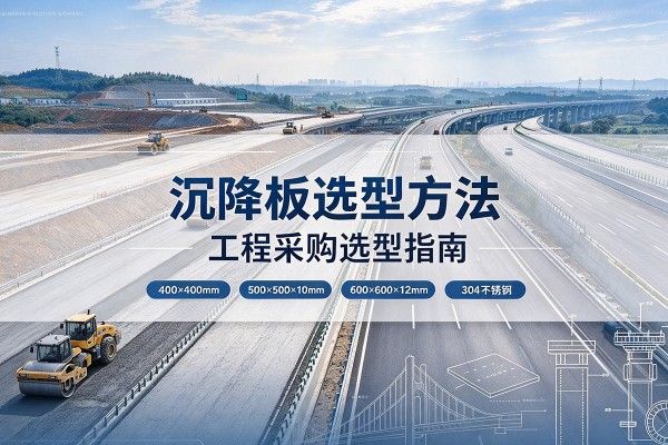 洪山沉降板选择方法