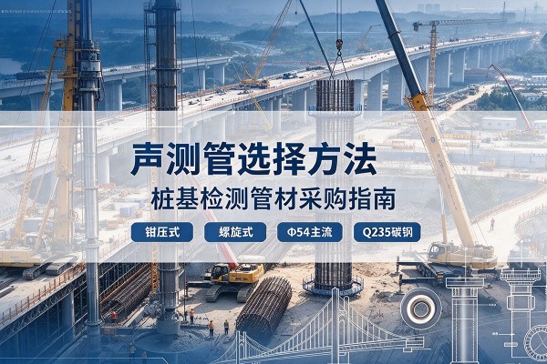 洪山声测管选型标准