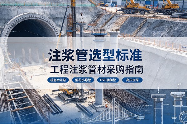 洪山注浆管选型标准