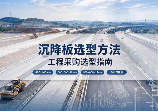 洪山沉降板选择方法